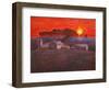 Snowy Farm-John Newcomb-Framed Giclee Print