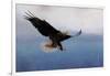 Snowy Flight Bald Eagle-Jai Johnson-Framed Giclee Print