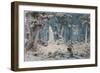 Snowy Forest, 1835-Andreas Achenbach-Framed Giclee Print