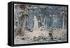 Snowy Forest, 1835-Andreas Achenbach-Framed Stretched Canvas