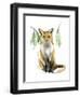 Snowy Fox I-Annie Warren-Framed Art Print