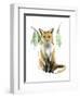 Snowy Fox I-Annie Warren-Framed Art Print