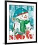 Snowy Fun II-Veronique Charron-Framed Premium Giclee Print