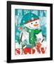 Snowy Fun II-Veronique Charron-Framed Art Print