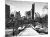 Snowy Gapstow Bridge of Central Park, Manhattan in New York City-Philippe Hugonnard-Mounted Photographic Print