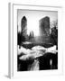 Snowy Gapstow Bridge of Central Park, Manhattan in New York City-Philippe Hugonnard-Framed Photographic Print