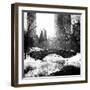 Snowy Gapstow Bridge of Central Park, Manhattan in New York City-Philippe Hugonnard-Framed Photographic Print