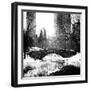 Snowy Gapstow Bridge of Central Park, Manhattan in New York City-Philippe Hugonnard-Framed Photographic Print