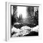 Snowy Gapstow Bridge of Central Park, Manhattan in New York City-Philippe Hugonnard-Framed Photographic Print