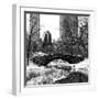 Snowy Gapstow Bridge of Central Park, Manhattan in New York City-Philippe Hugonnard-Framed Premium Photographic Print