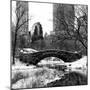 Snowy Gapstow Bridge of Central Park, Manhattan in New York City-Philippe Hugonnard-Mounted Premium Photographic Print