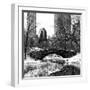 Snowy Gapstow Bridge of Central Park, Manhattan in New York City-Philippe Hugonnard-Framed Photographic Print