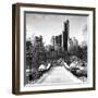 Snowy Gapstow Bridge of Central Park, Manhattan in New York City-Philippe Hugonnard-Framed Photographic Print