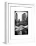 Snowy Gapstow Bridge of Central Park, Manhattan in New York City-Philippe Hugonnard-Framed Art Print