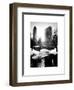 Snowy Gapstow Bridge of Central Park, Manhattan in New York City-Philippe Hugonnard-Framed Premium Giclee Print