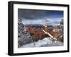 Snowy Grand Canyon III-David Drost-Framed Photographic Print