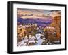 Snowy Grand Canyon V-David Drost-Framed Photographic Print