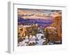 Snowy Grand Canyon V-David Drost-Framed Photographic Print