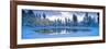 Snowy Lake-David Nunuk-Framed Photographic Print