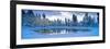 Snowy Lake-David Nunuk-Framed Photographic Print