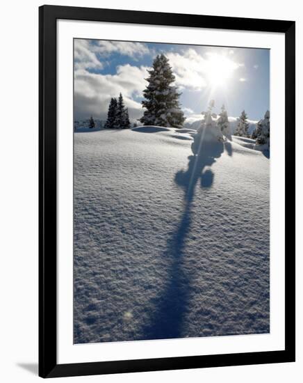 Snowy Landscape, Arosa, Switzerland-Alessandro Della Bella-Framed Photographic Print