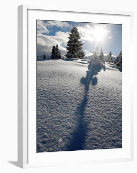 Snowy Landscape, Arosa, Switzerland-Alessandro Della Bella-Framed Photographic Print