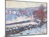 Snowy Landscape at Crozant-Jean-Baptiste Armand Guillaumin-Mounted Giclee Print