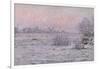 Snowy Landscape at Twilight, 1879-80-Claude Monet-Framed Giclee Print