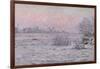 Snowy Landscape at Twilight, 1879-80-Claude Monet-Framed Giclee Print