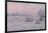 Snowy Landscape at Twilight, 1879-80-Claude Monet-Framed Giclee Print