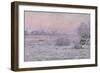 Snowy Landscape at Twilight, 1879-80-Claude Monet-Framed Giclee Print