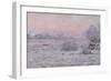 Snowy Landscape at Twilight, 1879-80-Claude Monet-Framed Giclee Print