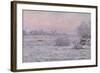 Snowy Landscape at Twilight, 1879-80-Claude Monet-Framed Giclee Print