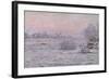 Snowy Landscape at Twilight, 1879-80-Claude Monet-Framed Giclee Print