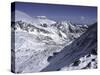 Snowy Landscape Seen from Arapahoe Peak, Colorado-Michael Brown-Stretched Canvas