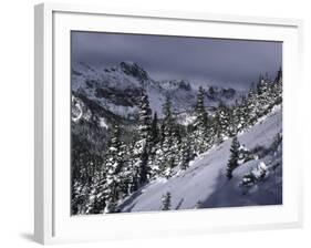 Snowy Landscape Seen from Arapahoe Peak, Colorado-Michael Brown-Framed Photographic Print