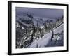 Snowy Landscape Seen from Arapahoe Peak, Colorado-Michael Brown-Framed Photographic Print