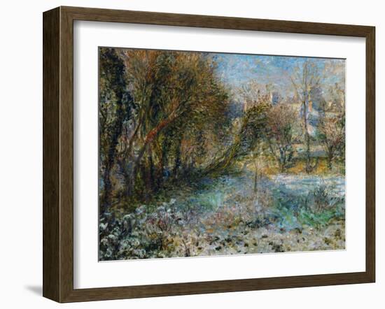 Snowy Landscape-Pierre-Auguste Renoir-Framed Giclee Print