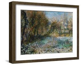 Snowy Landscape-Pierre-Auguste Renoir-Framed Giclee Print