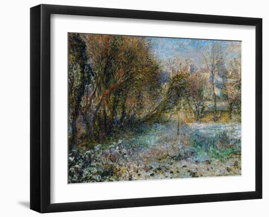 Snowy Landscape-Pierre-Auguste Renoir-Framed Giclee Print