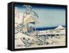 Snowy Morning at Koishikawa-Katsushika Hokusai-Framed Stretched Canvas