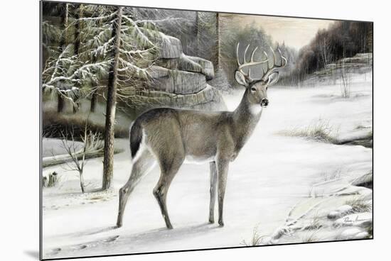 Snowy Mornings-Ruane Manning-Mounted Art Print