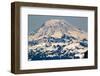 Snowy Mount Saint Adams Mountain Glacier from Crystal Mountain-William Perry-Framed Photographic Print