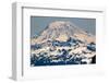 Snowy Mount Saint Adams Mountain Glacier from Crystal Mountain-William Perry-Framed Photographic Print