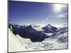 Snowy Mountain Top, New Zealand-Michael Brown-Mounted Photographic Print