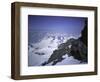 Snowy Mountains in Alaska, USA-Michael Brown-Framed Photographic Print