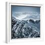 Snowy Mountains in the Swiss Alps. View from Mount Titlis, Switzerland.-Antonio Jorge Nunes-Framed Photographic Print