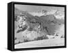 Snowy Mountains-null-Framed Stretched Canvas