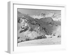 Snowy Mountains-null-Framed Photographic Print