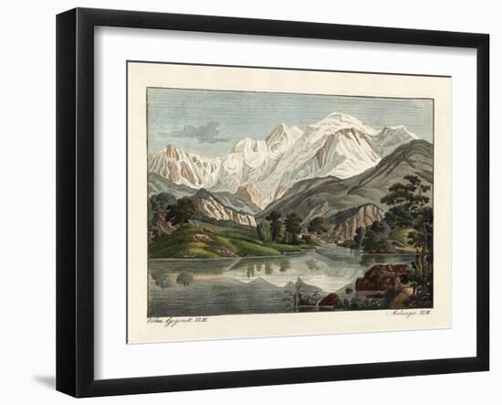 Snowy Mountains-null-Framed Giclee Print